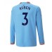 Billige Manchester City Ruben Dias #3 Hjemmetrøye 2022-23 Langermet